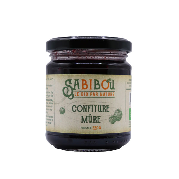 Mûre 220 gr confiture BIO