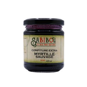 Myrtille Sauvage 220 gr confiture BIO