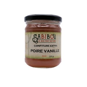 Poire Vanille 220 gr Confiture BIO