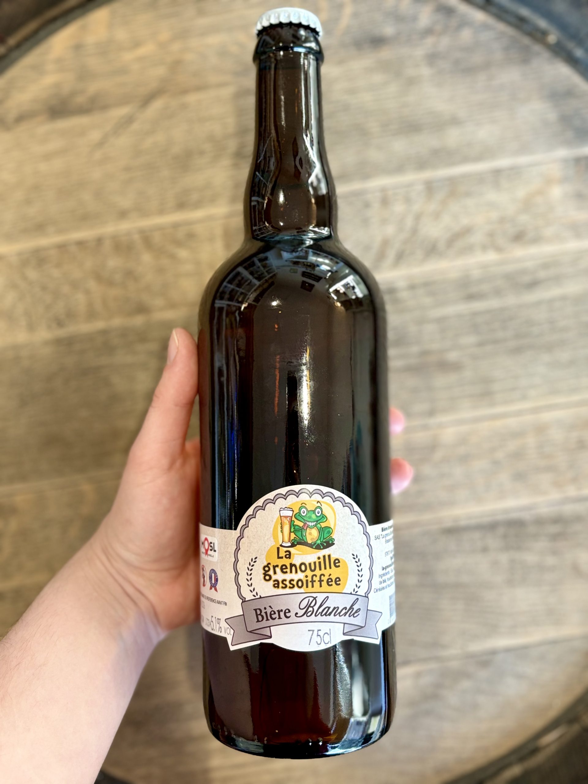 Bière blanche 75cl