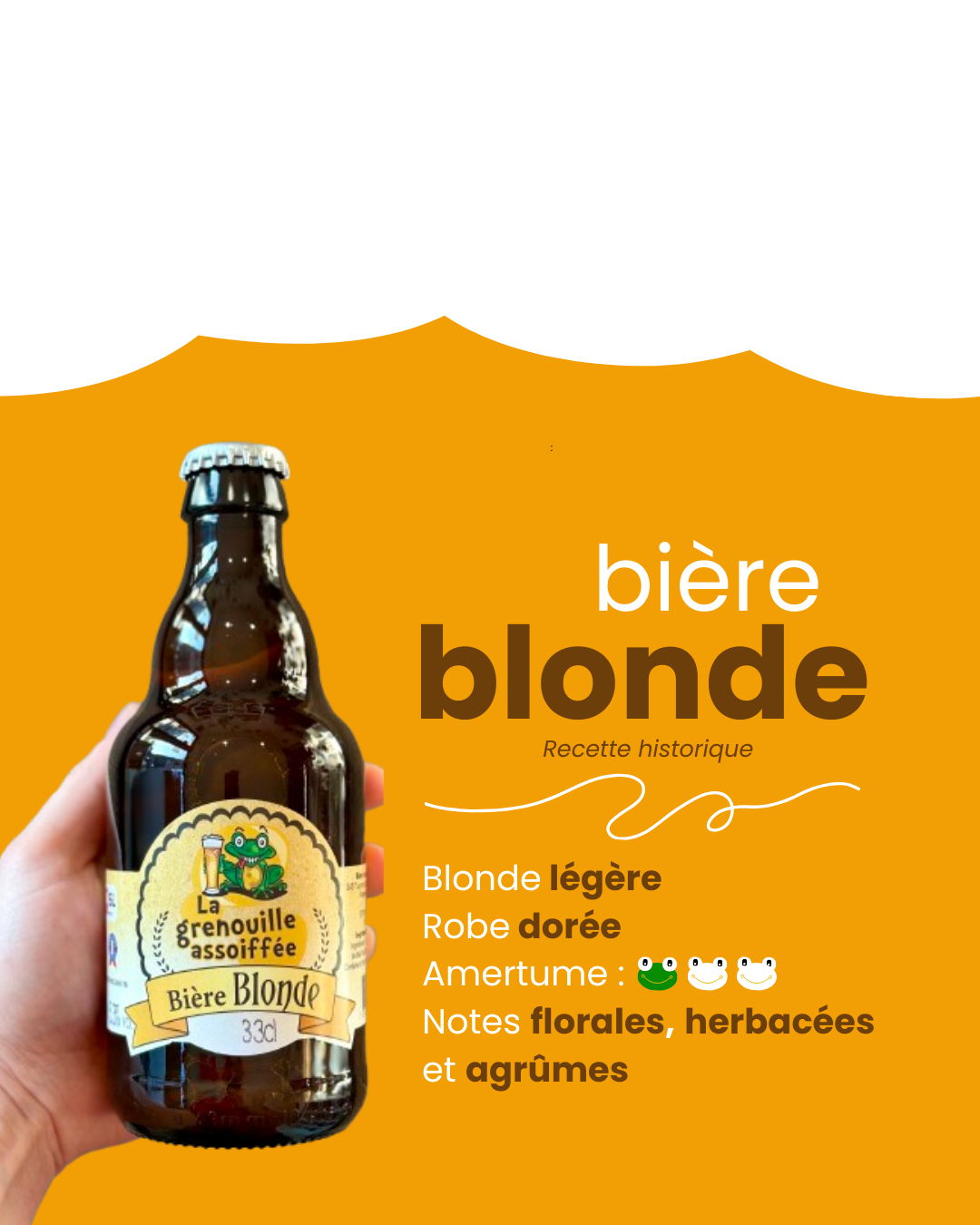 Bière blonde 75 cl