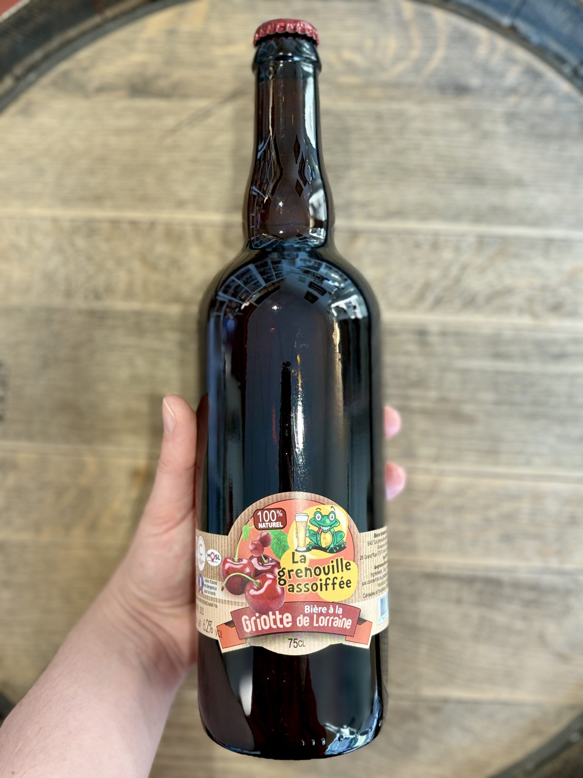 Bière à la griotte de Lorraine 75cl