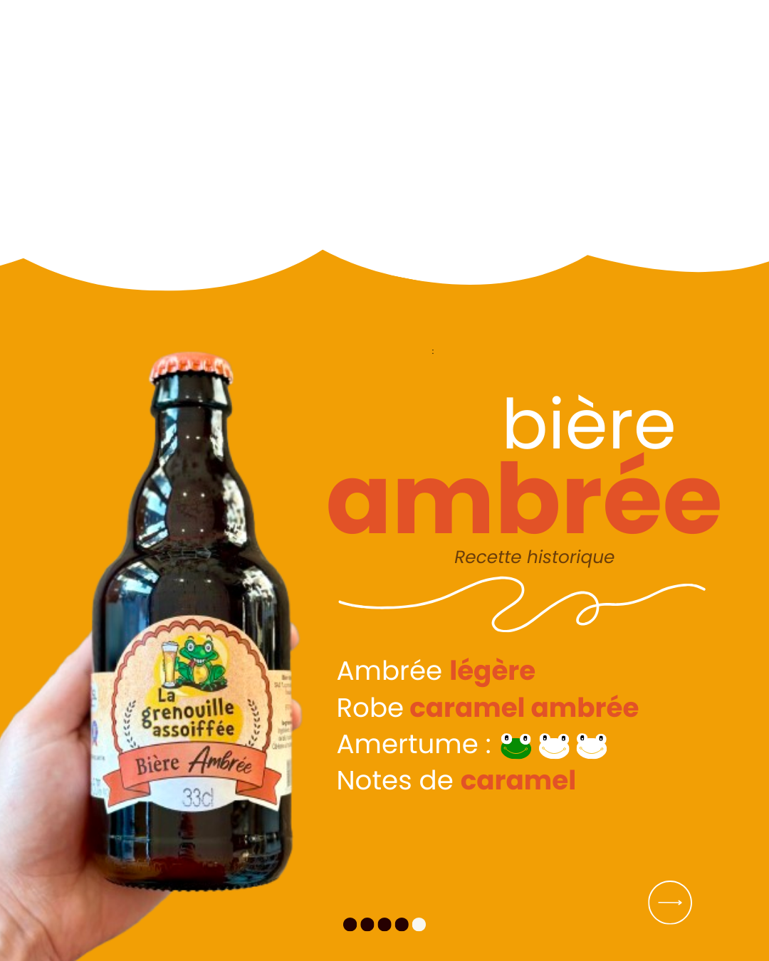 Bière ambrée 75cl – Image 2