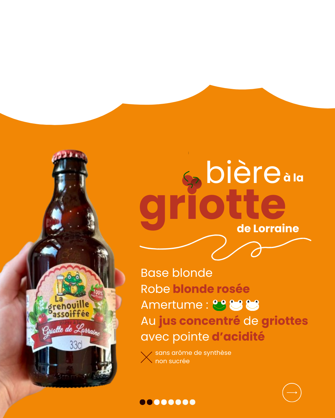 Bière à la griotte de Lorraine 33cl – Image 2